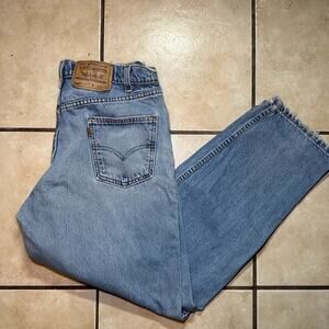 VTG 1997 Orange Tab Levi's 550 Relaxed Fit Jeans Mens 34x32 (ACTUAL 32x31) READ